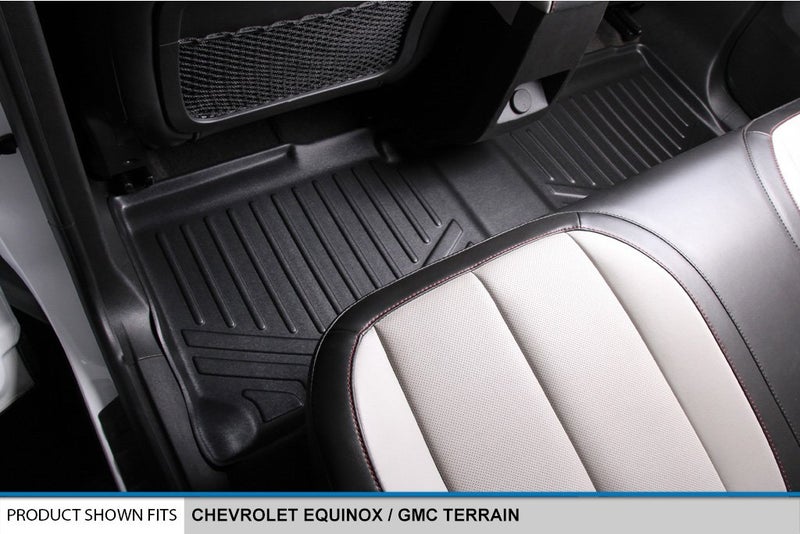 SMARTLINER Custom Fit Floor Mats 2 Row Liner Set for 2010-2011 GMC Terrain - Image 4